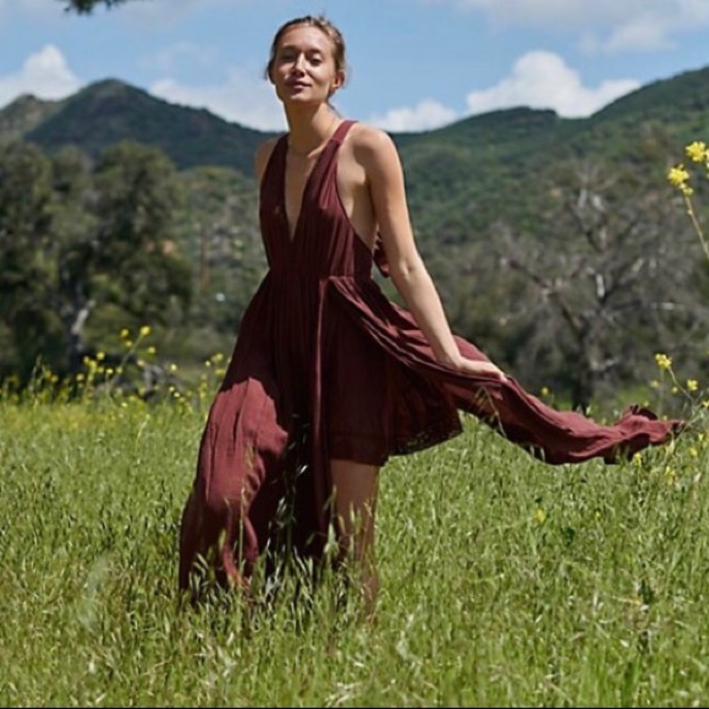 Free People Strong Statement Maxi Dress